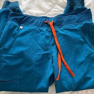 Figs Women’s Zamora Scrub Pants, MP, Pacific Blue